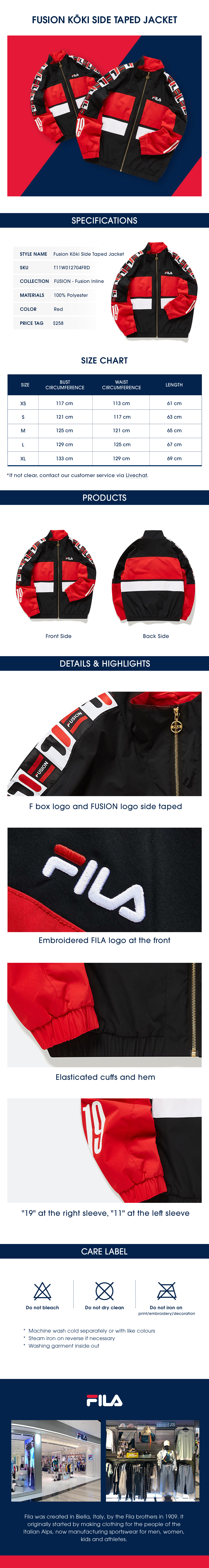 fila fusion jacket