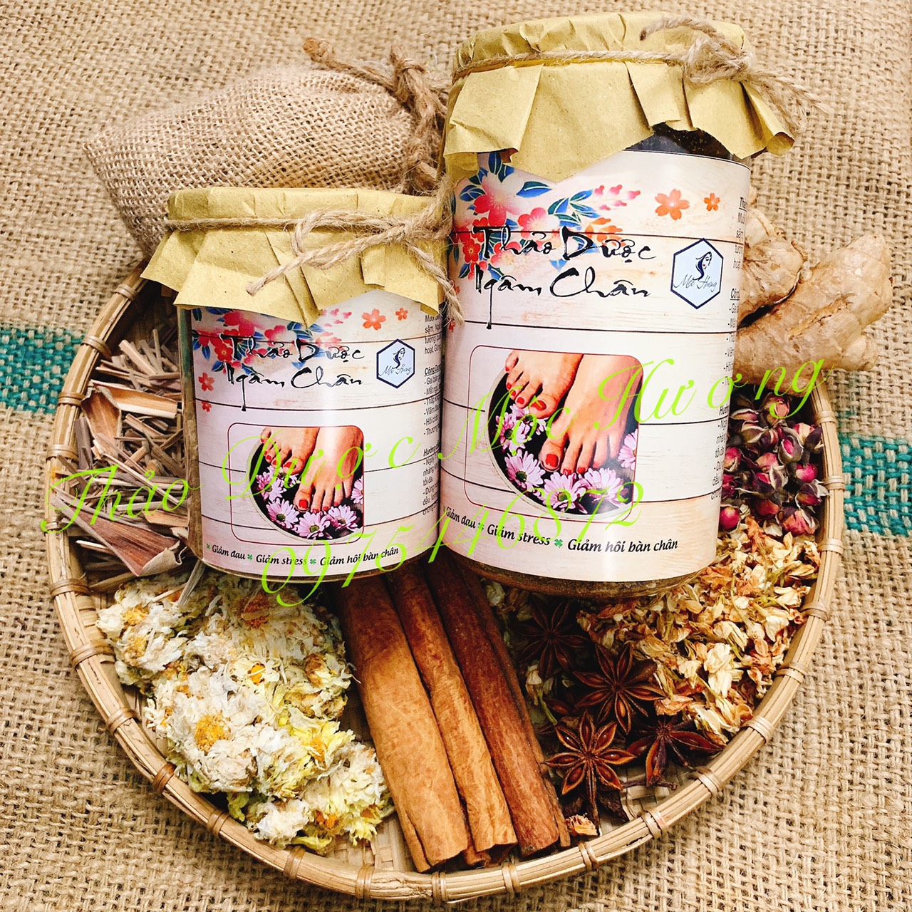 500g muối ngâm chân thảo dược mộc hương - giảm nhức mỏi, khử mùi hôi, giảm stress hiệu quả