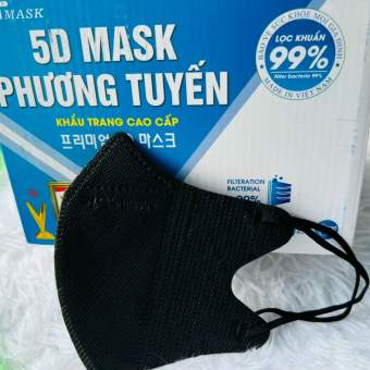 Thùng 100 cái Khẩu Trang 5D PT MASK  kháng khuẩn chống bụi mịn 2.5 PM hàng chính hãng Công Ty Phương Tuyến