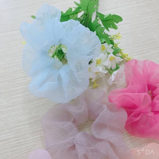 Scrunchies đồ cột tóc, buộc tóc cho bé (1 cái) phụ kiện tặng kèm - THE LITTLE