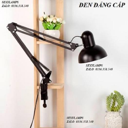 ĐÈN BÀN HỌC KỸ SƯ KẸP BÀN PIXAR | CHÓA ĐÈN 16CM CAO CẤP