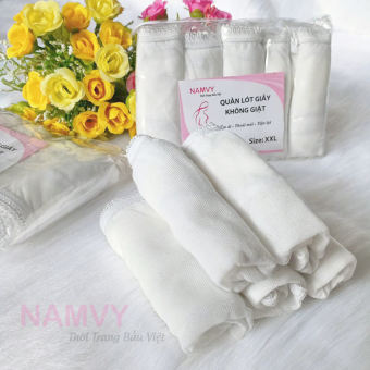 Set 5 quần lót giấy cotton dùng 1 lần mềm mát (1 gói 5 cái)