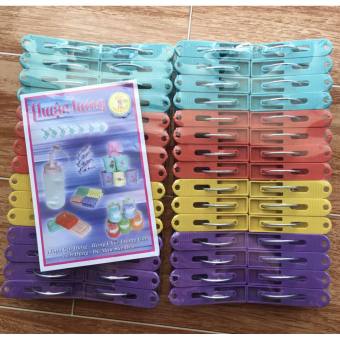 Bộ 30 chiếc móc kẹp quần áo ( nhiều màu )