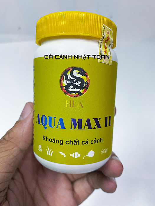 "hoàn tiền đến 10%" khoáng chất, vitamin cho cá cảnh cá rồng aqua max 2 50g