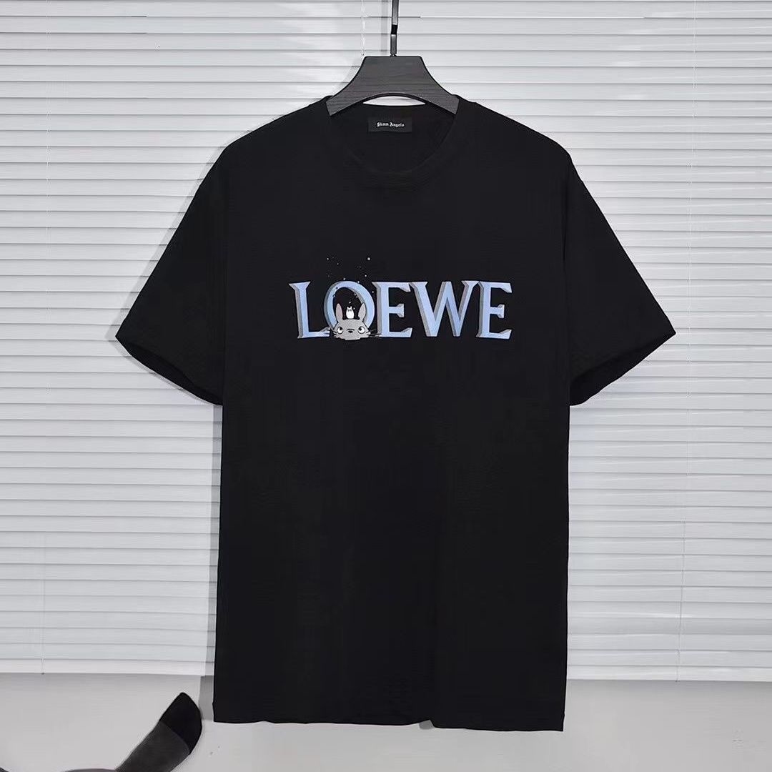 LOEWE Luo Yiwei 2023 new launch counter series cotton T-shirt! New design  inspiration, very fashionable representative! Exquisite logo design -  απομιμηση παπουτσια