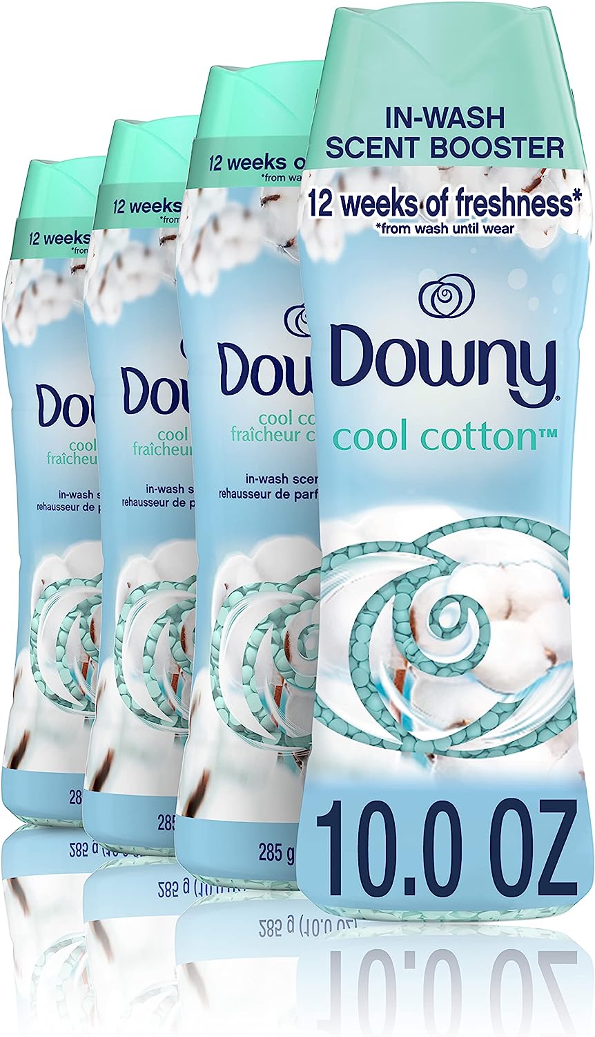 Downy in-Wash Scent Booster Beads, Cool Cotton Scent, 26.5 oz 