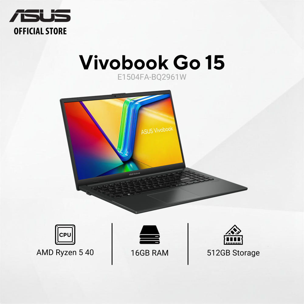 ASUS Vivobook Go 15 E1504FA-BQ2961W 15.6" Laptop 1...