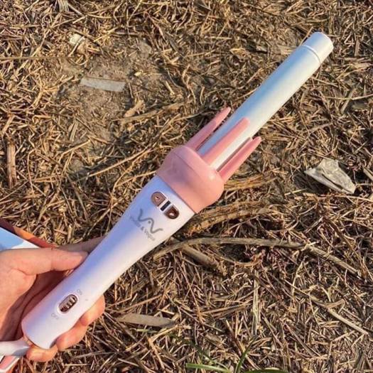 MÁY LÀM TÓC UỐN XOĂN XOAY TỰ ĐỘNG 360 ĐỌ HÀN QUỐC VỪA XOĂN VỪA UỐN CỤP