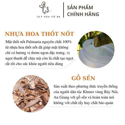 Đường Thốt Nốt Palmania Dạng Sệt - 100% NGUYÊN CHẤT - Nguyên Chất, Tự Nhiên Vì Sức Khỏe, Mật Thốt Lốt Chảy Chính Gốc Hũu Cơ, Đặc Sản An Giang, Mật Thốt Nốt Không Sử Dụng Chất Tẩy Hay Chất Bảo Quản - Palm Sugar