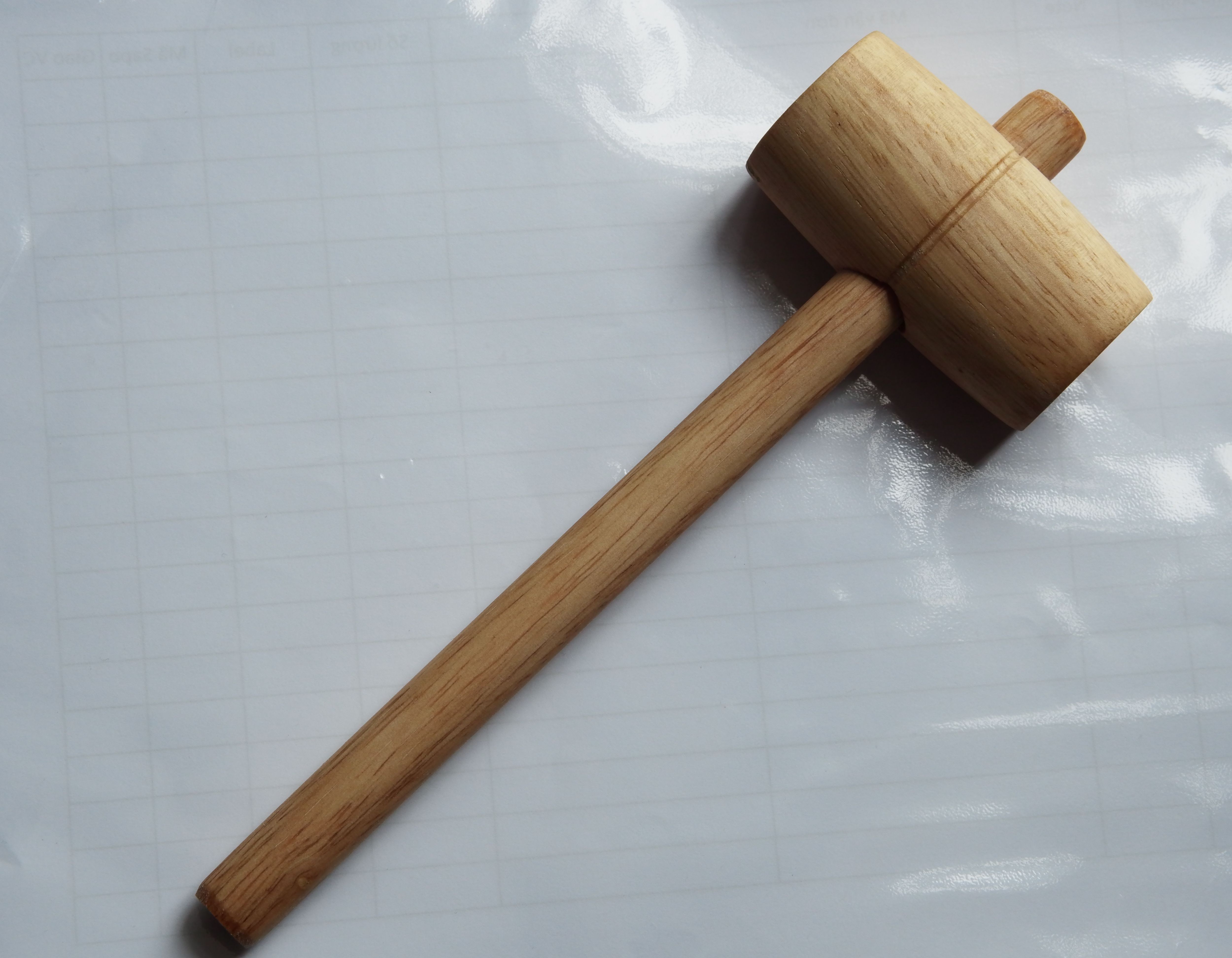Búa gỗ cao su làm đồ da handmade, đồ thủ công mỹ nghệ