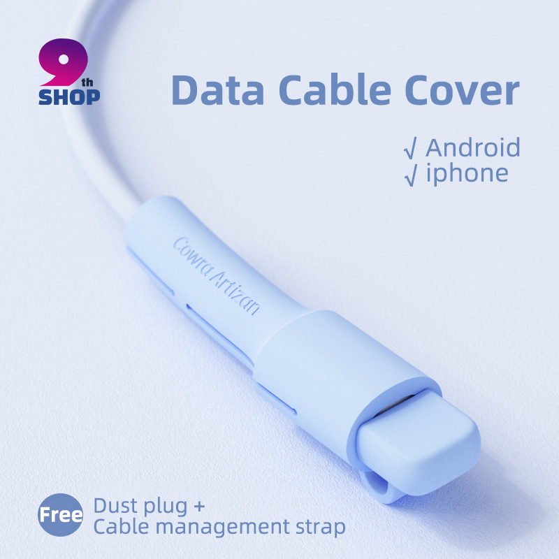 Vỏ bọc bảo vệ cáp dữ liệu điện thoại di động vỏ bảo vệ bằng silicon cho cáp sạc apple iphone ipad android vỏ bọc bảo vệ dây quấn chống bụi