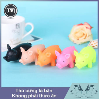 Đồ chơi cho chó mèo - Con heo Bóp Kêu Mini kute Phụ kiện Long Vũ