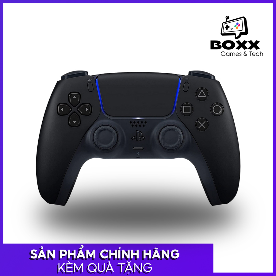Tay cầm ps5 dualsense - playstation 5, màu midnight black mới
