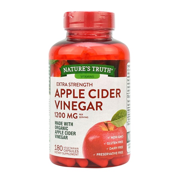 Viên uống giấm táo giảm cân Nature s Truth Apple Cider Vinegar 1200mg 180