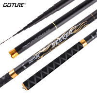 Goture SEEKER Telescopic Fishing Rod Carbon Fiber 3.6m-7.2m Ultra-light Stream Fishing Rod Carp Fishing Feeder Tenkara Hand Pole