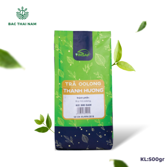 Trà olong VinSaf olong Thanh Hương 500 Gram nguyên liệu pha chế đồ uống, nguyên liệu pha chế trà sữa, nguyên liệu pha trà ô long TOLTHV500