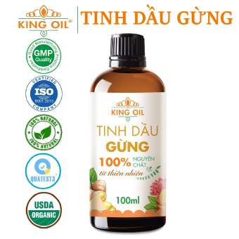 Tinh dầu Gừng 100ml nguyên chất từ thiên nhiên - KingOil