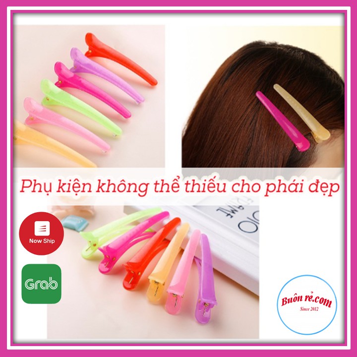Combo 2 kẹp mỏ vịt làm tóc - cố định tóc khi nhuộm, kẹp tóc mái