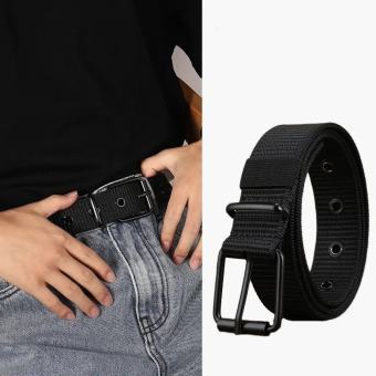 Thắt lưng nam chất liệu vải dù Size115cm bền đẹp đầu khóa kim loại