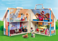 Playmobil 70985 Dollhouse Take along Dollhouse ของเล่นบทบาทสมมติ ดอลล์เฮ้าส์ บ้านกระเปาหิ้ว