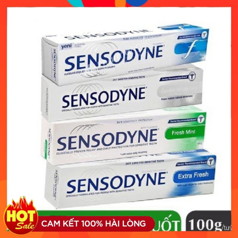 [HCM]Kem đánh răng Sensodyne  Cool Gel 100g chính hãng Thái