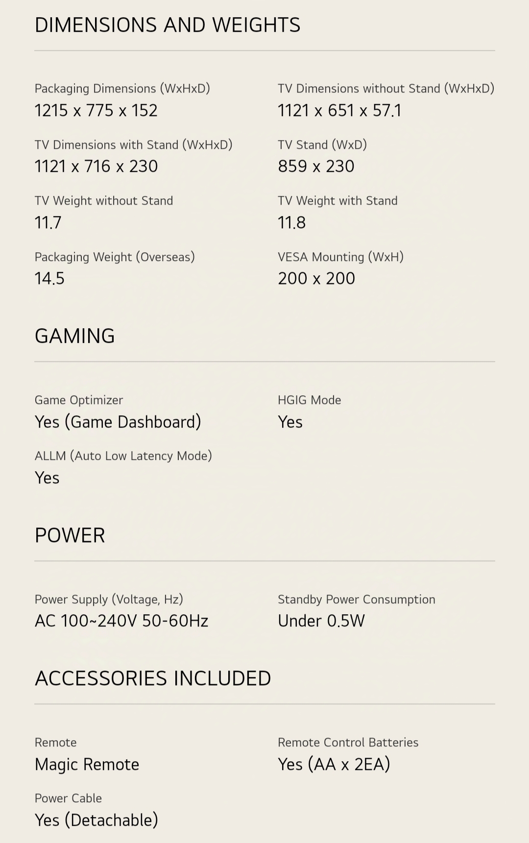 [Online Exclusive] LG UHD TV 50UR7550PSC 50" 4K Smart TV | Magic Remote | ThinQ AI · v5