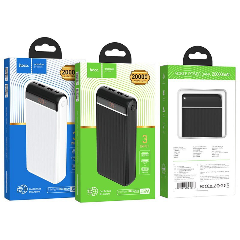 Sạc dự phòng hoco j59a 20000 mah chính hãng