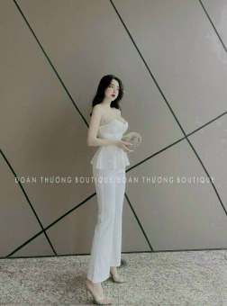 Sét bộ jum 2 dây quần ống rộng fashionzero