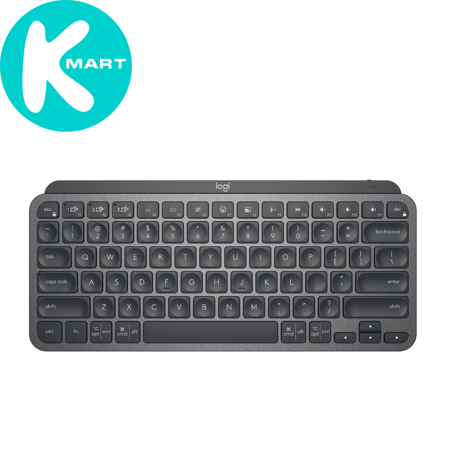 Bàn phím không dây Bluetooth Logitech MX Keys Mini - Nhỏ gọn, Sạc USB-C,  - Hàng chính hãng
