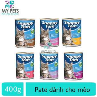 Thức ăn Pate SNAPPY TOM cao cấp dành cho mèo - Lon 400g