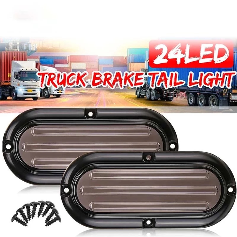 2 chiếc đèn led động 12v 24v 74 đèn hậu xe tải xe hơi đèn tín hiệu đèn báo nhấp nháy đèn cảnh báo xe buýt rv su