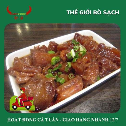 Gân Bò Úc Xào Sả Ớt, Ngâm Dấm, Hầm Dưa Chua, Kho Sả Ớt - 500Gr - Giao Nhanh HCM
