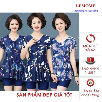 Đồ bơi nữ trung niên đồ bơi cho người lớn tuổi  trang nhã bộ bơi đi biển đẹp cho các mẹ các bà quần rời