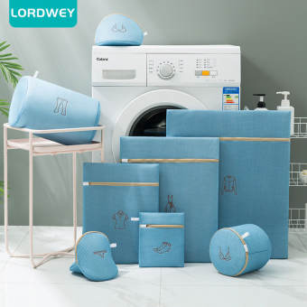 LORDWEY Túi Giặt Để Giặt Đồ Lót Túi Giặt Áo Ngực Túi Sắp Xếp Di Động Du Lịch Túi Lưới Máy Giặt Gia Dụng Giỏ Giặt Bẩn