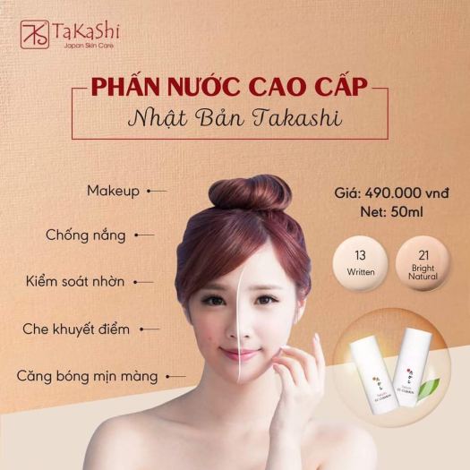 Phấn nước CC CUSHION Takashi Nhật Bản