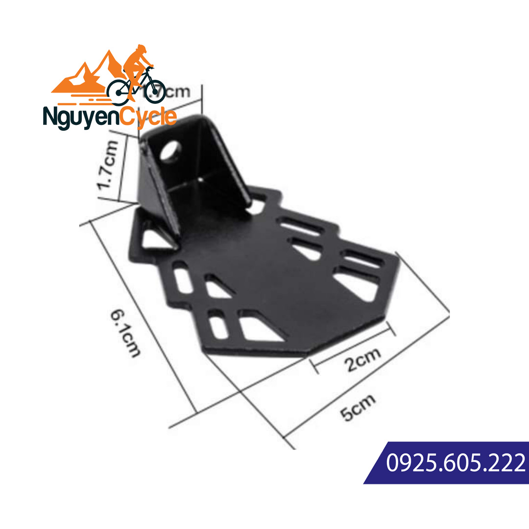 Để chân xe đạp - thép