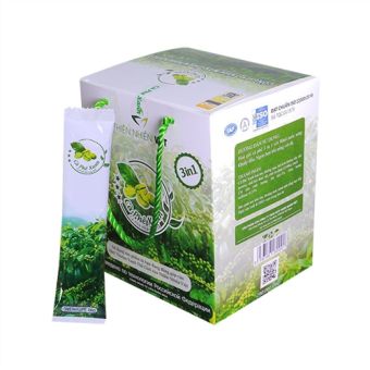 Hộp 30 gói cà phê xanh kháng mỡ THIÊN NHIÊN VIỆT 30 GÓI
