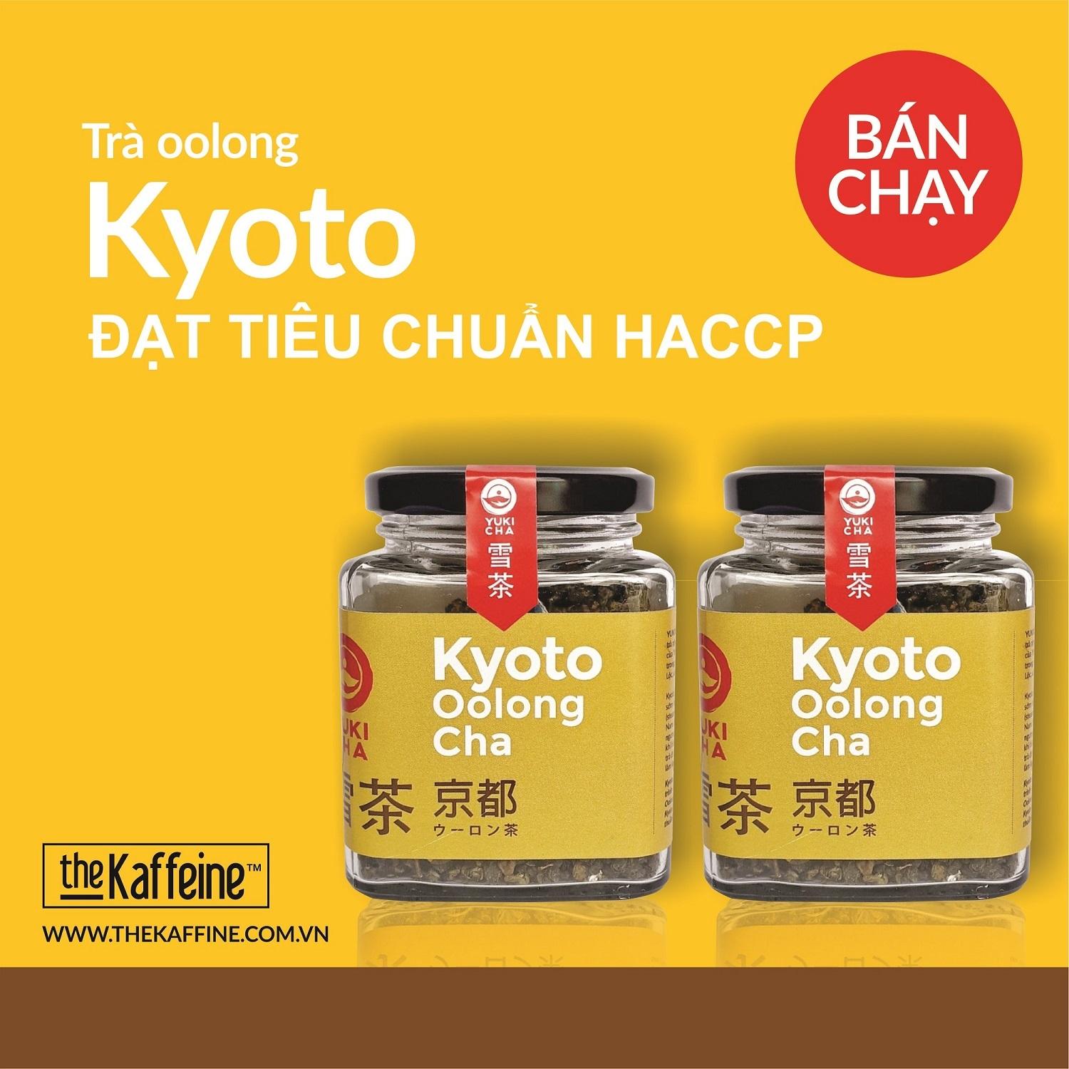 Bộ trà Olong Kyoto 2 hũ x 100g - Trà Oolong thượng hạng của The Kaffeine