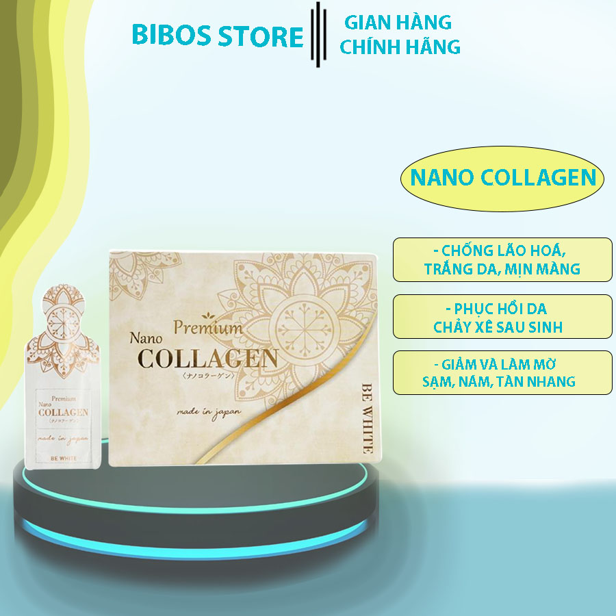 💦Chính Hãng💦 Hộp 30 gói Be White Premium Nano Collagen