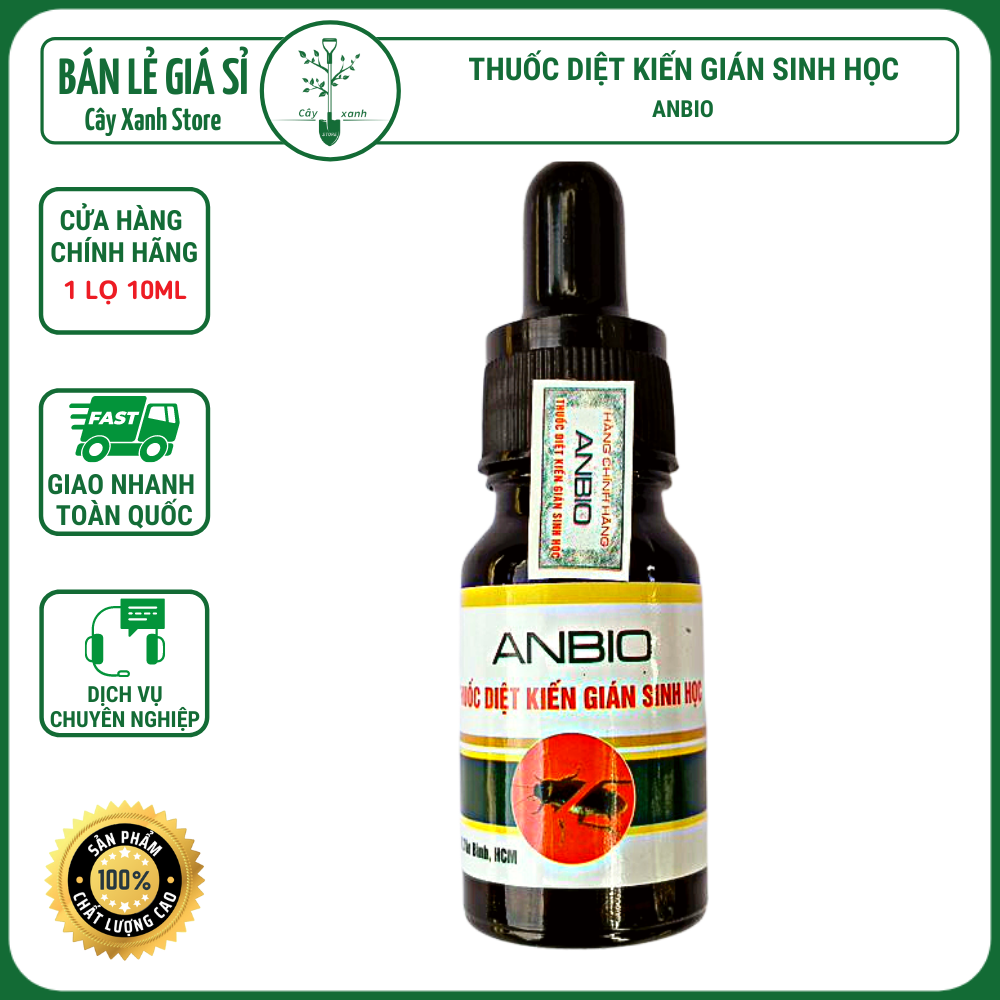 Thuốc diệt kiến, gián sinh học ANBIO 10ml diệt kiến, diệt gián tận gốc