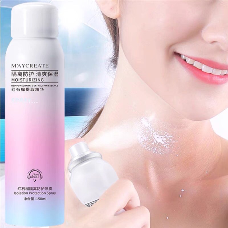 [HCM]Xịt chống nắng trắng da Maycreate 150ml nội địa Trung - CAVALI