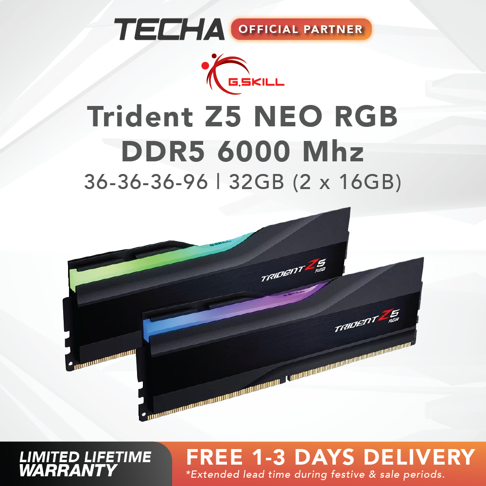 G.Skill Trident Z Neo 3600Mhz Ddr4 Ram - 2X8Gb/2X16Gb/2X32Gb