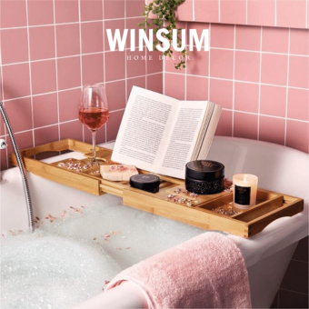 Kệ Đỡ Bồn Tắm, Khay Gác Bồn Tắm Để Đồ Sang Chảnh  - Winsum.decor