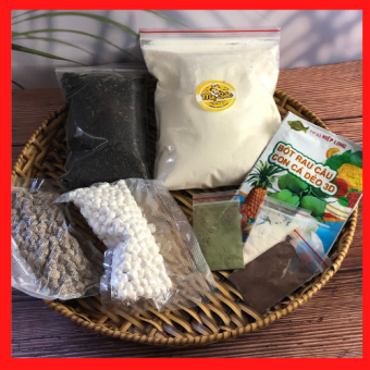 SET NGUYÊN LIỆU TRÀ SỮA 3 Lít FULL TOPPING