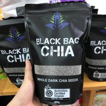 Hạt Chia Đen Úc Túi 500g nhập khẩu - BLACK BAG CHIA 500G