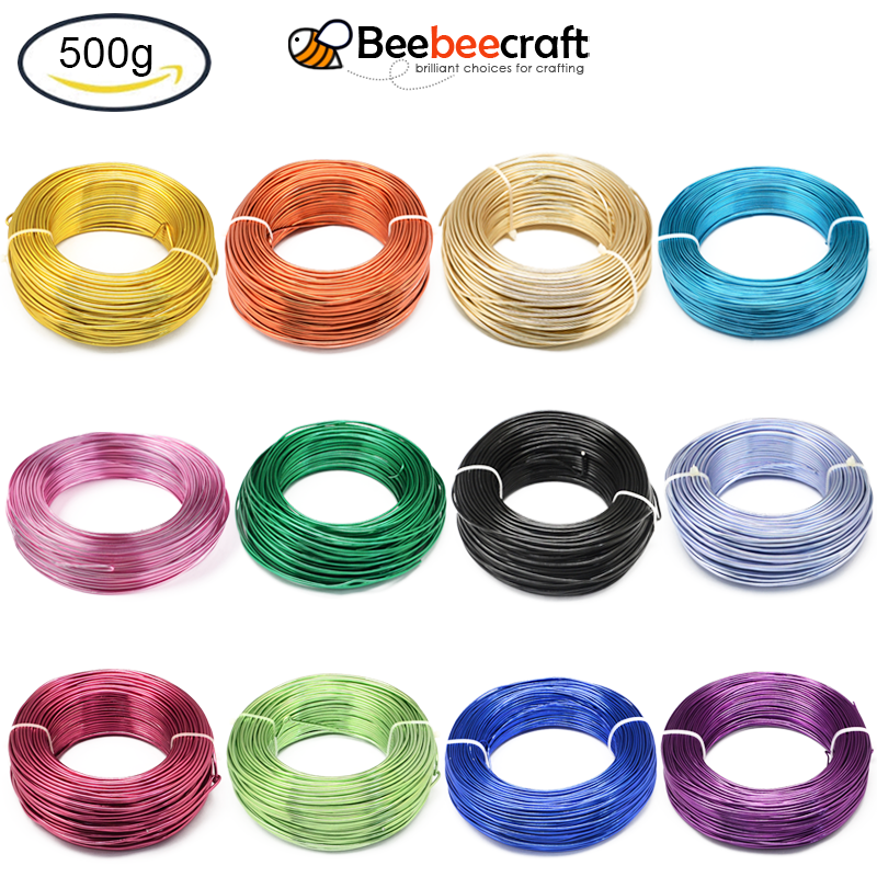 10M -20 Guage (0.8mm) Aluminum Wire Bendable Metal Wire - Assorted Colors