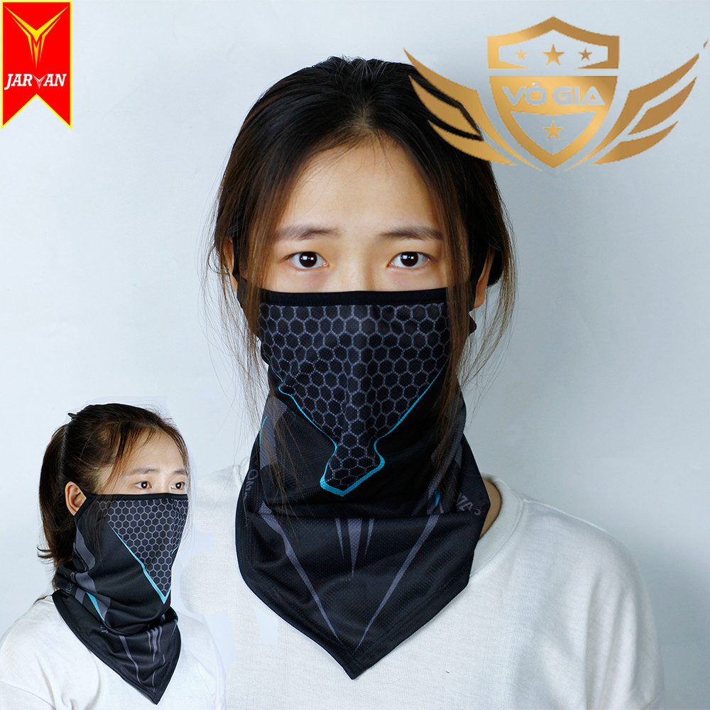 Khăn đa năng tam giác cao cấp - Chống nắng Chống Uv - Vải làm mát thấm hút mồ hôi tốt