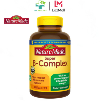 Viên Uống Vitamin B Tổng Hợp Nature Made Super B-Complex 460 Viên