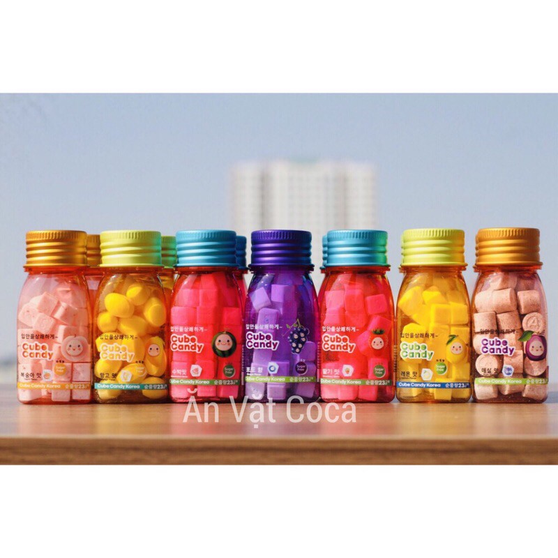 Kẹo cube candy the mát thơm miệng hàn quốc 23g
