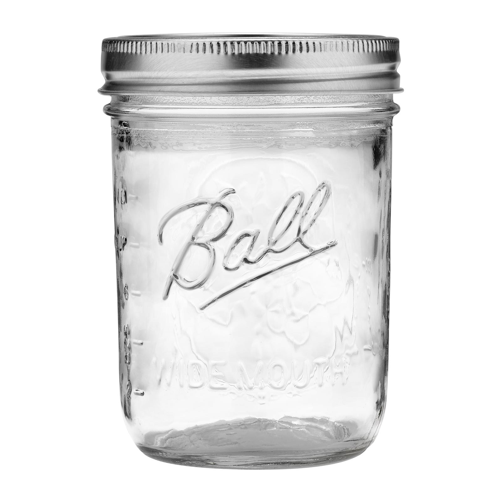 Ball Sip and Straw Spiral Mason Jar, Reusable Straw, 16 oz, 2 Pack